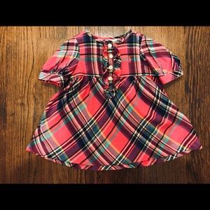 Ralph Lauren Baby Girl Tartan Dress (6 Months)